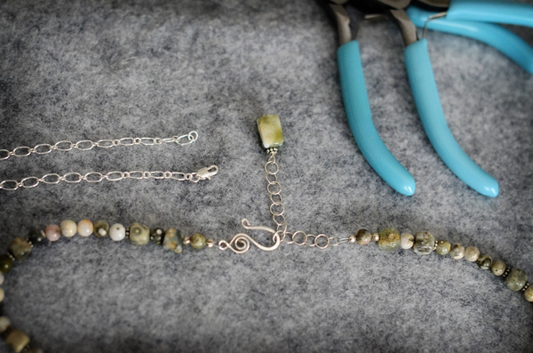 lengthening a too-short necklace